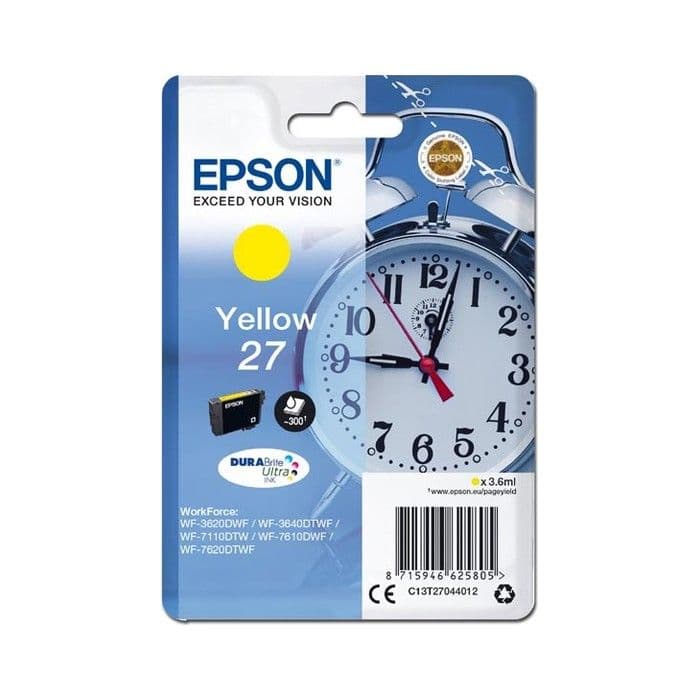 Kartuša Epson 27 Yellow / T2704 / Original