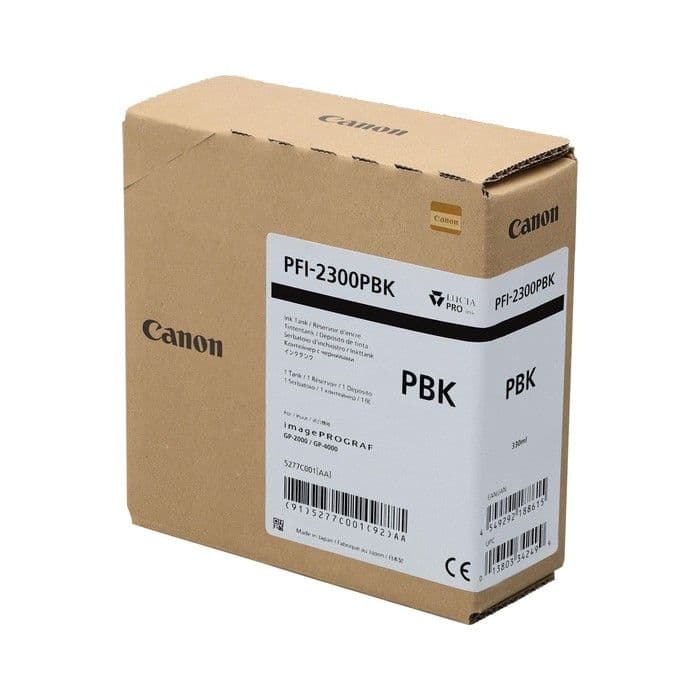 Črnilo Canon PFI-2300BK Black / Original