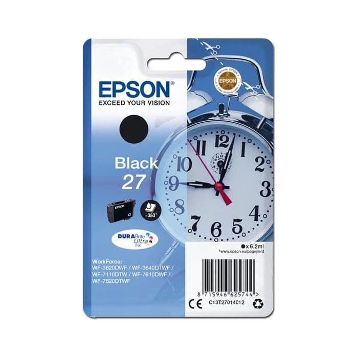Kartuša Epson 27 Black / T2701 / Original