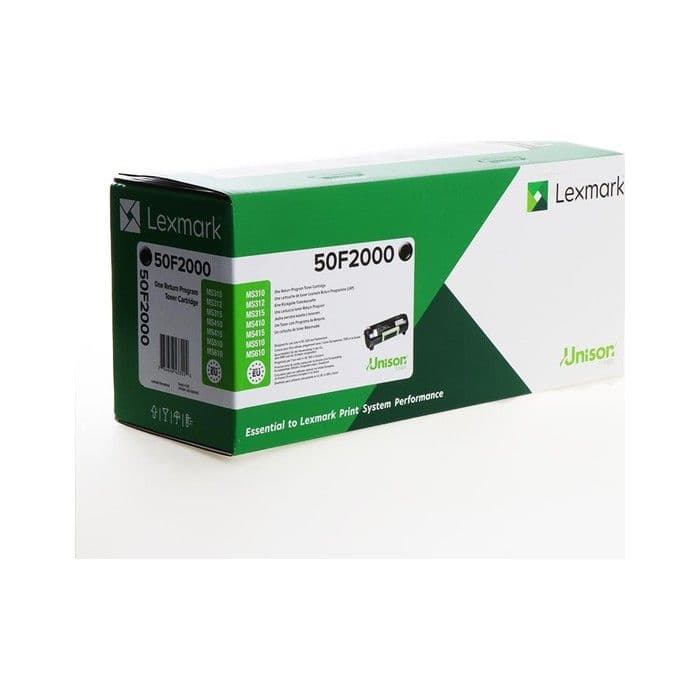 Toner Lexmark 50F2000 Black / Original