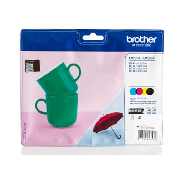 Komplet kartuš Brother LC227 XL in LC225 XL (CMYK) / Original