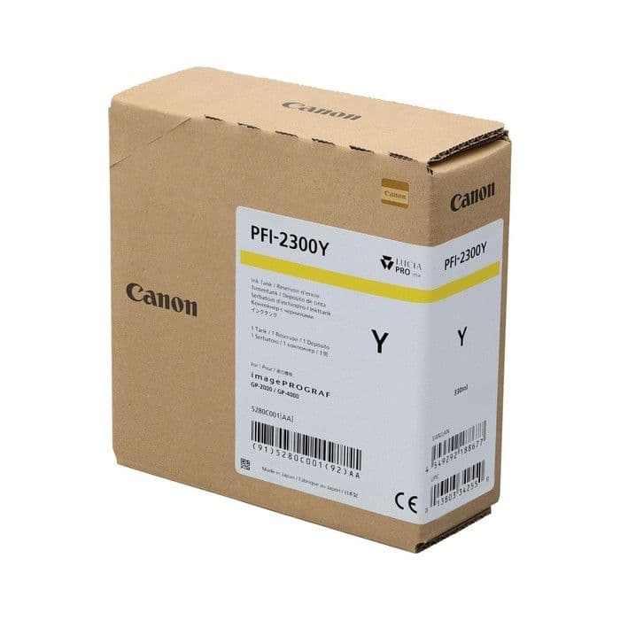 Črnilo Canon PFI-2300Y Yellow / Original