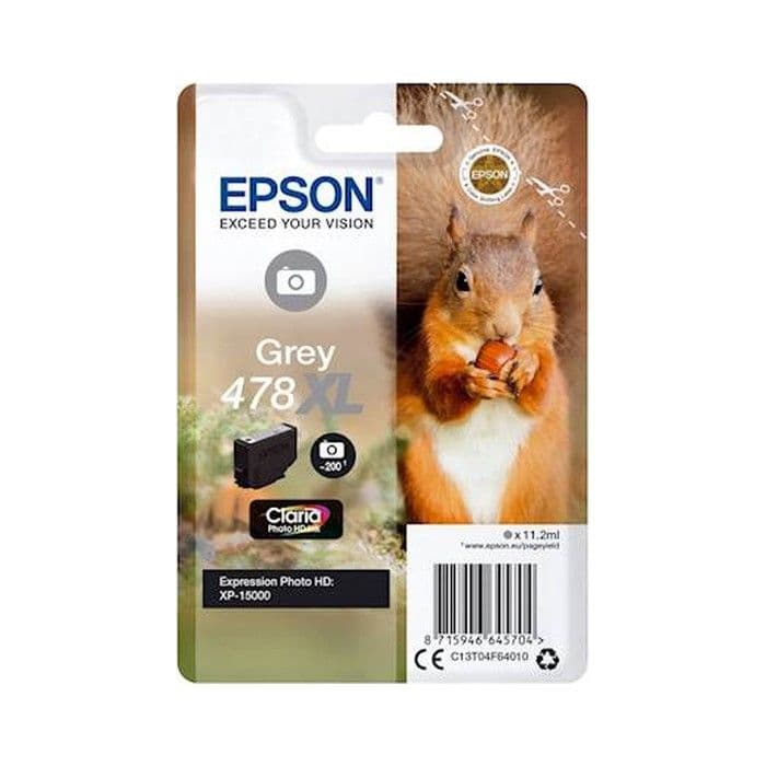 Kartuša Epson 478 XL Grey / Original