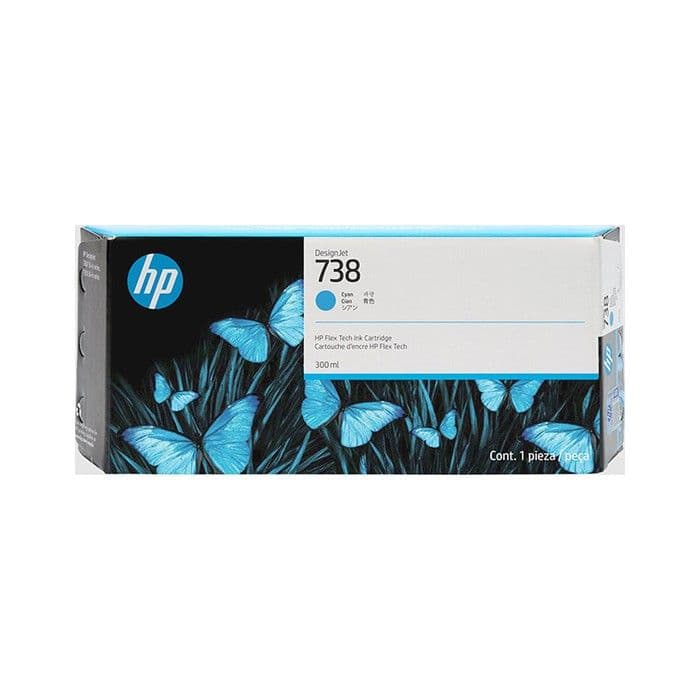 Kartuša HP 738 XL Cyan, original