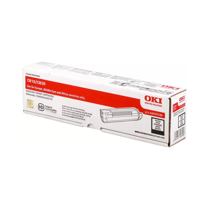Toner OKI 44059108 (C810/C830) Black / Original