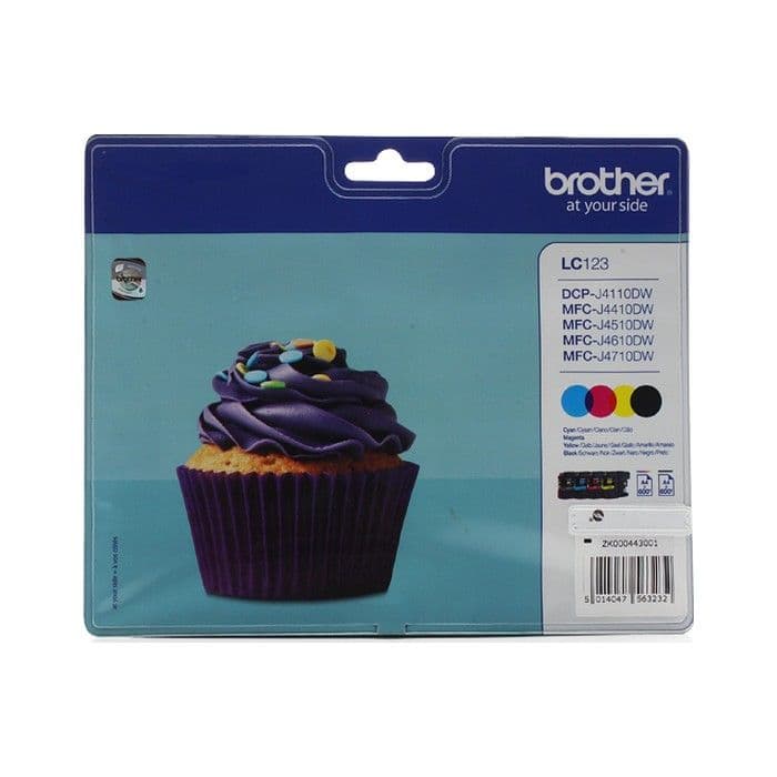 Komplet kartuš Brother LC123 (CMYK) / Original