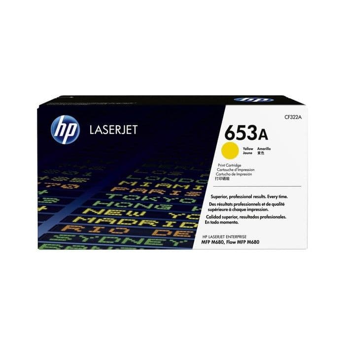 Toner HP CF322A Yellow / 653A, original