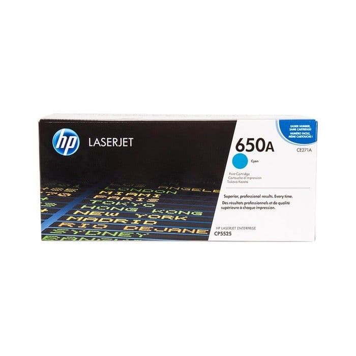 Toner HP CE271A Cyan / 650A, original