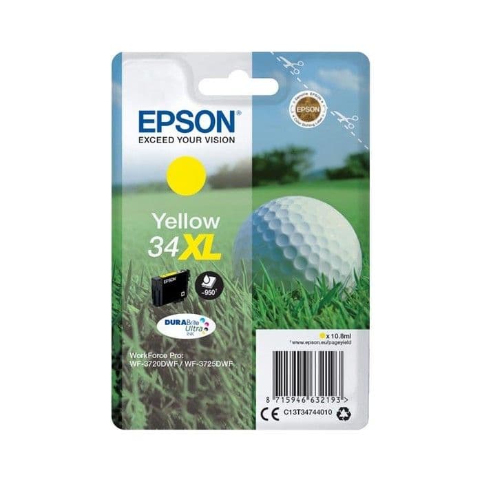 Kartuša Epson 34 XL Yellow / Original