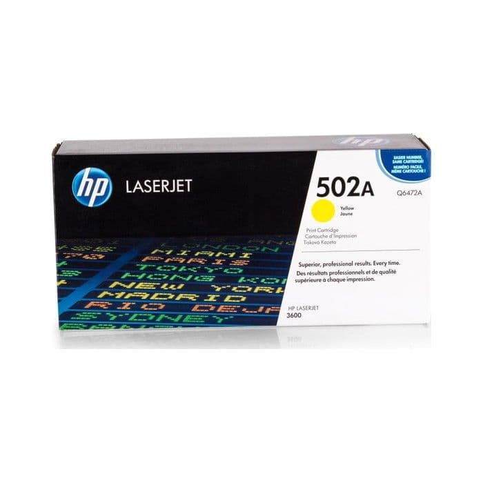 Toner HP Q6472A Yellow / 502A, original