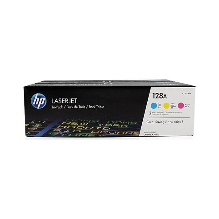 Komplet tonerjev HP CF371AM (C,M,Y) / 128A, original
