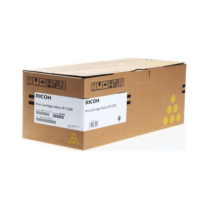 Toner Ricoh 407546 / SP C250 Yellow / Original
