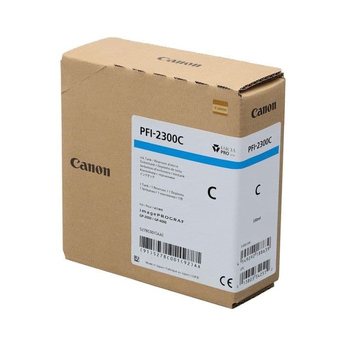 Črnilo Canon PFI-2300C Cyan / Original