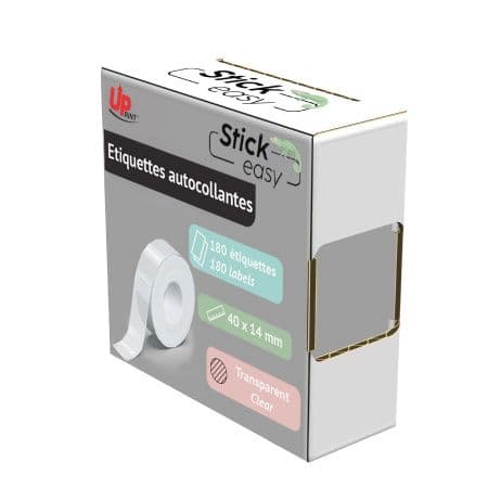 Nalepke za prenosni tiskalnik Stick Easy UP21, transparentne — slika 2