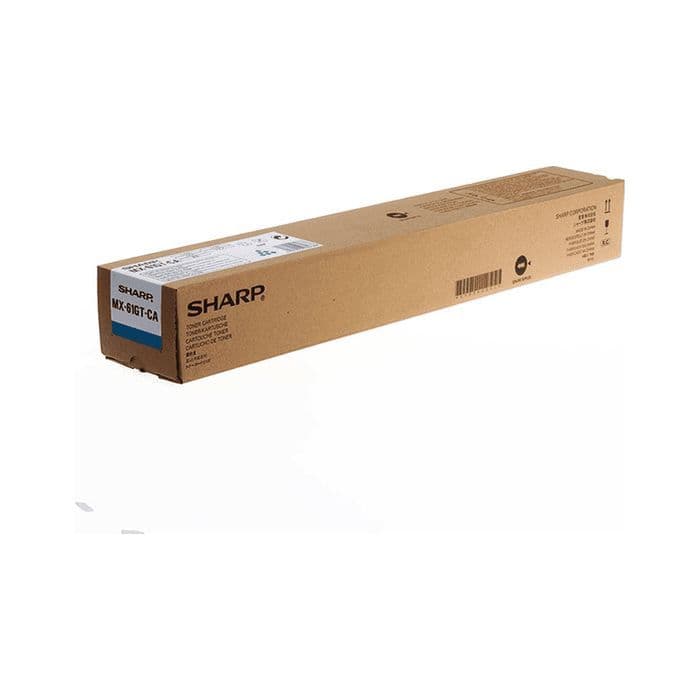 Toner Sharp MX61GTCA Cyan / Original