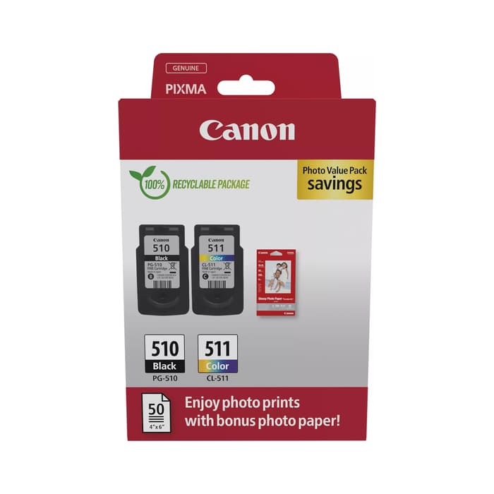 Komplet kartuš Canon PG-510 in CL-511 Photo Value Pack / Original