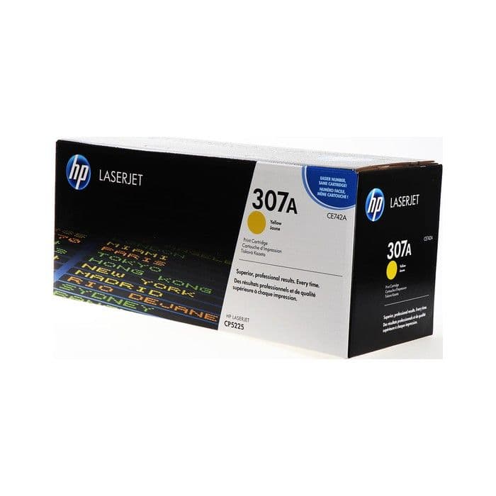 Toner HP CE742A 307A Yellow, original