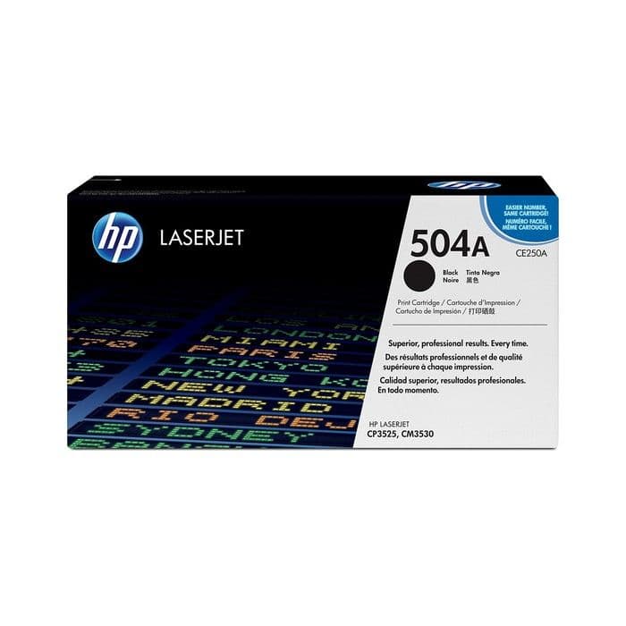 Toner HP CE250A Black / 504A, original