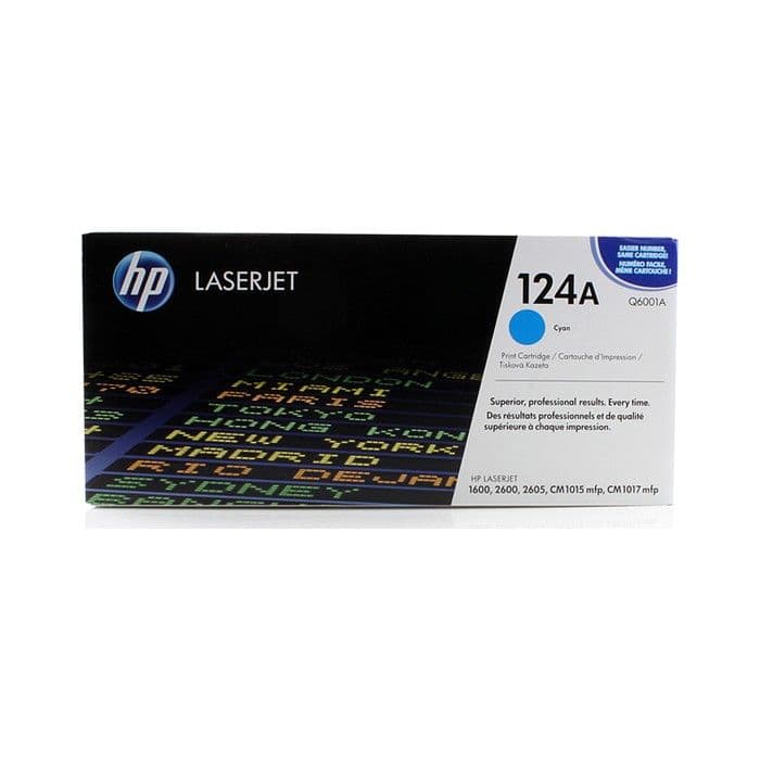 Toner HP Q6001A Cyan / 124A, original