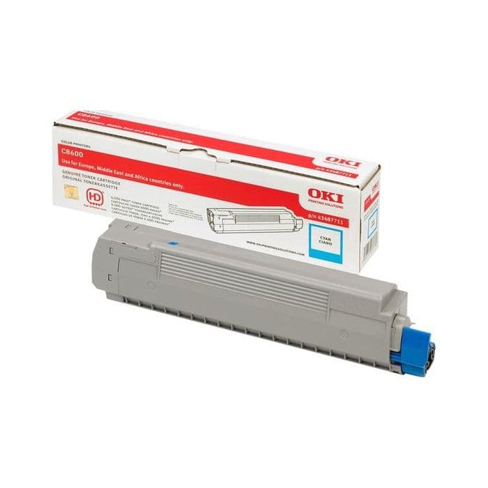 Toner OKI 43487711 Cyan (C8600 / C8800) / Original