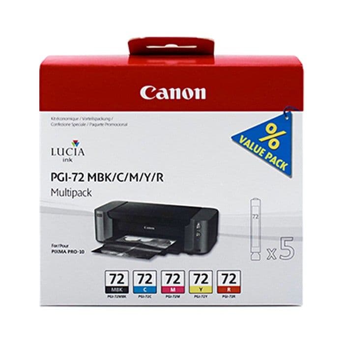 Komplet kartuš Canon PGI-72 (MBK, C, M, Y, R) / Original