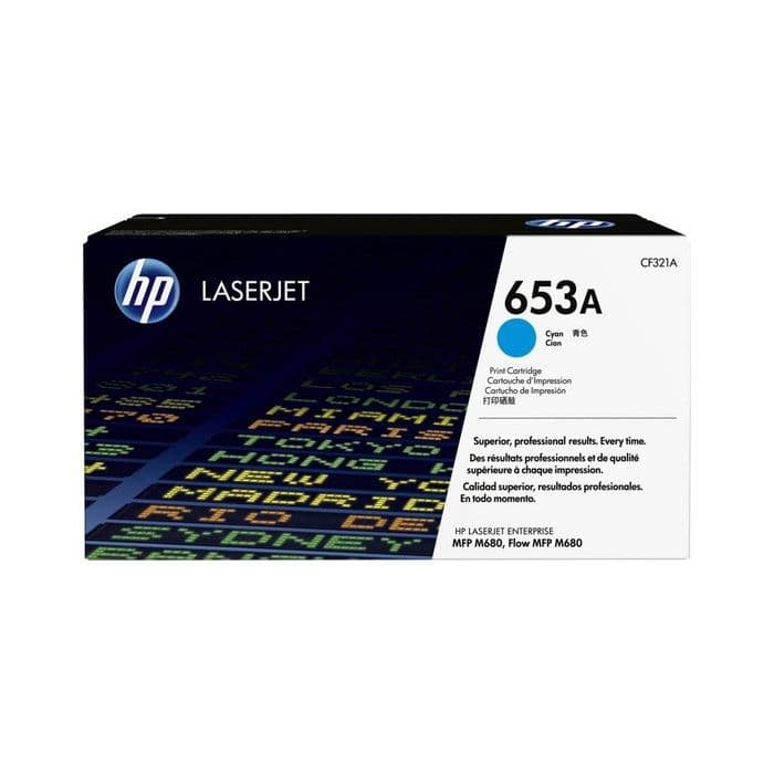 Toner HP CF321A Cyan / 653A, original