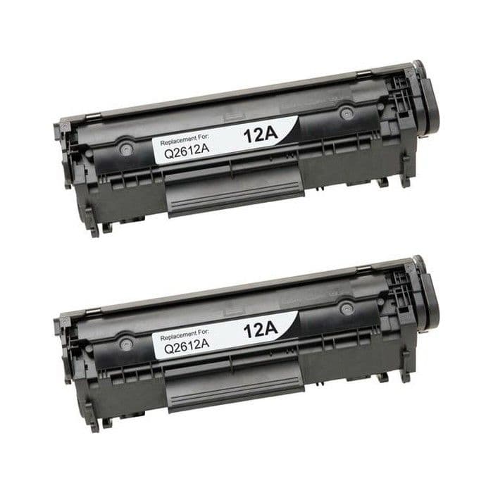 Toner za HP Q2612AD 12A Black / Dvojno pakiranje, kompatibilen