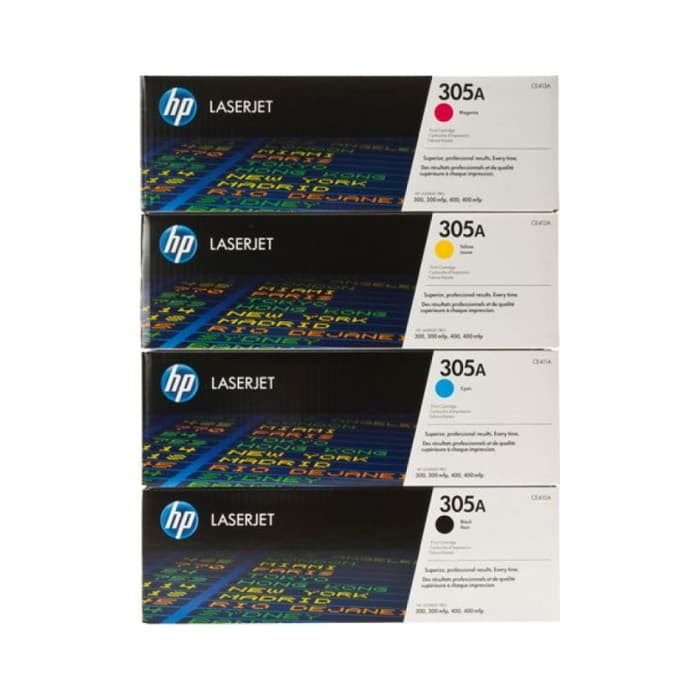 Komplet tonerjev HP 305A (CMYK), original