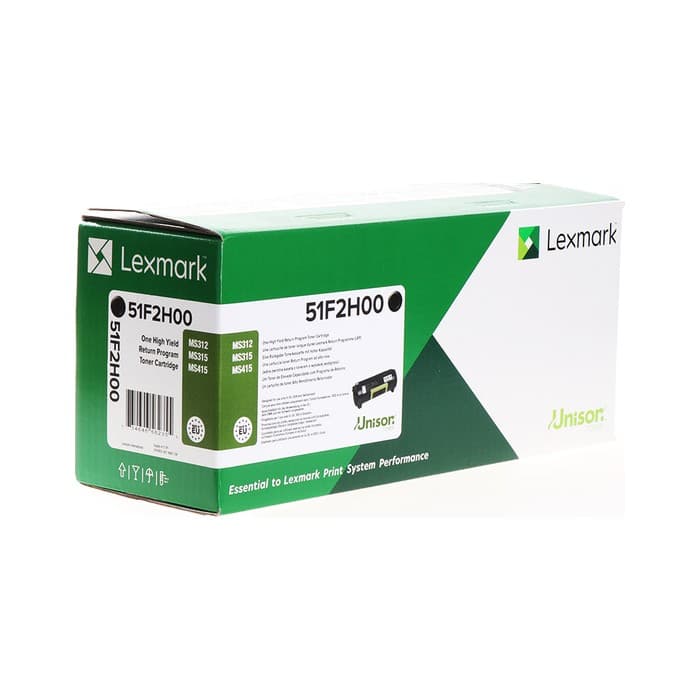 Toner Lexmark 51F2H00 Black / Original