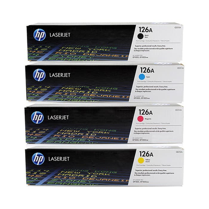Komplet tonerjev HP 126A (CMYK), original