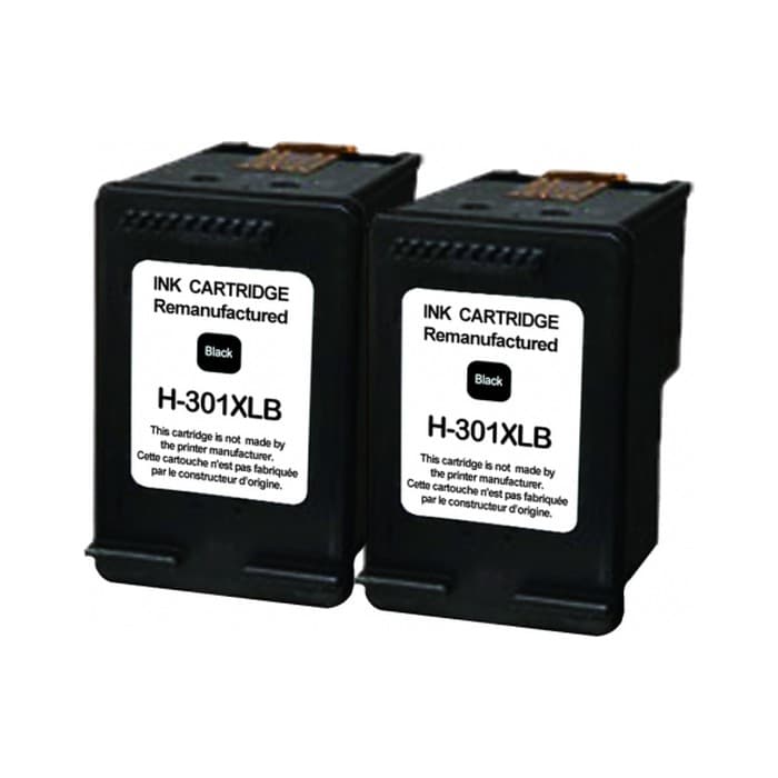 Kartuša za HP 301 XL Black / Dvojno pakiranje, kompatibilna