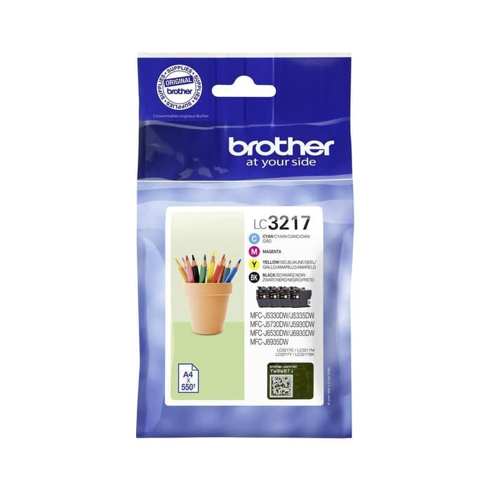 Komplet kartuš Brother LC3217 (CMYK) / Original