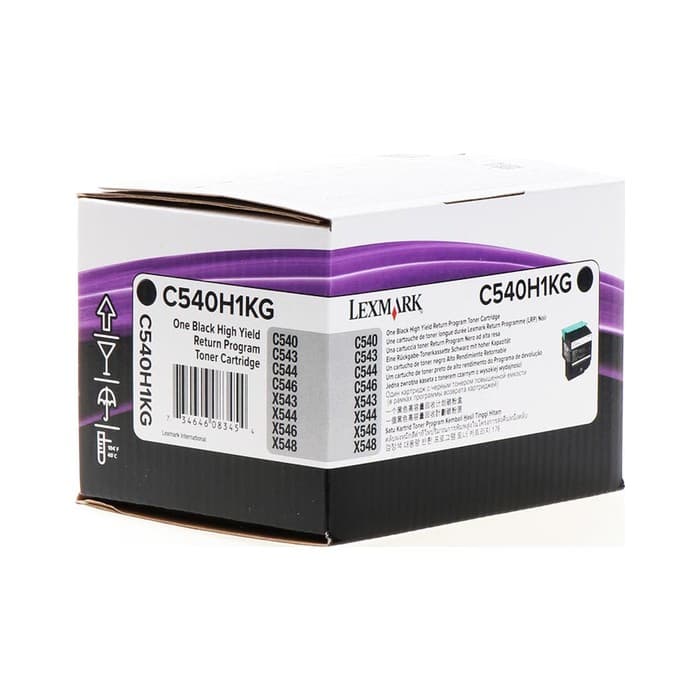 Toner Lexmark C540H1KG Black / Original