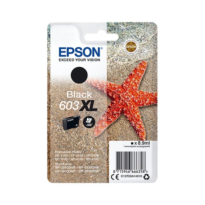 Kartuša Epson 603 XL Black / Original