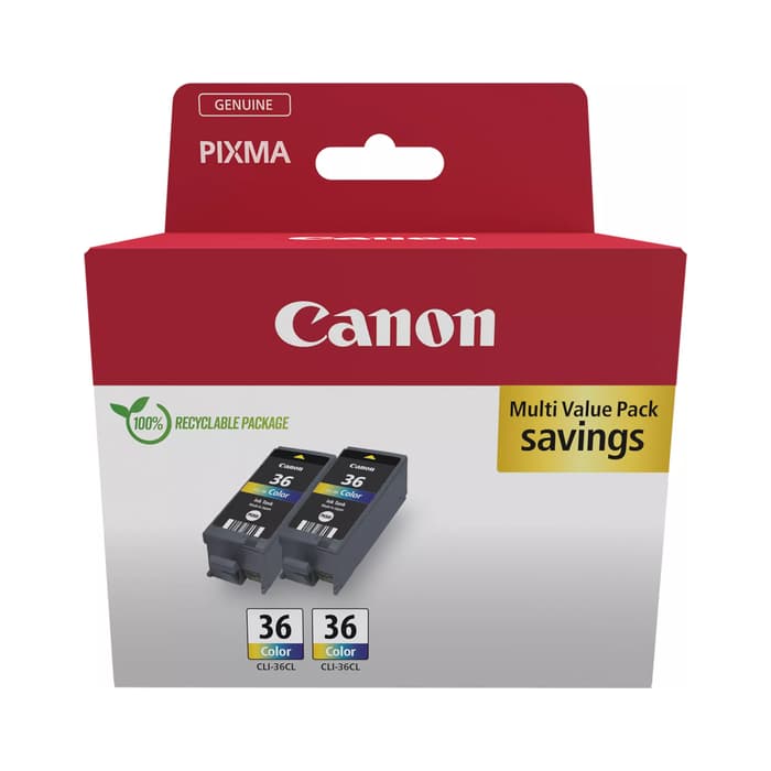 Kartuša Canon CLI-36 Color / Twin-Pack / Original