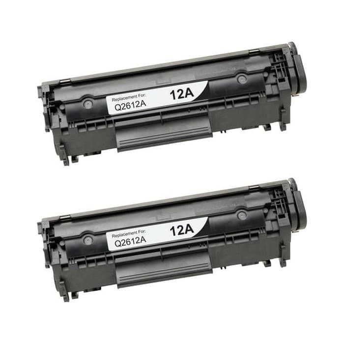 Toner za HP Q2612AD 12A Black / Dvojno pakiranje, kompatibilen