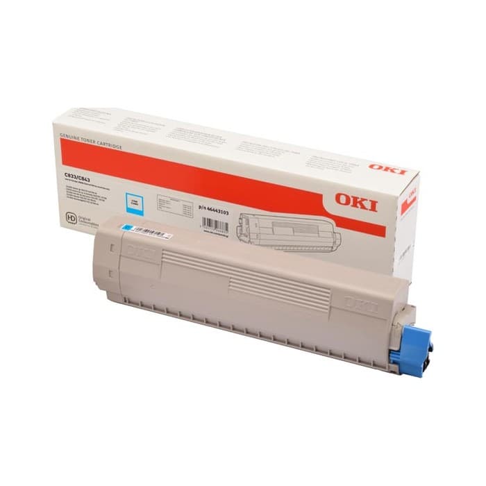 Toner OKI 46443103 (C833 / C843) Cyan / Original