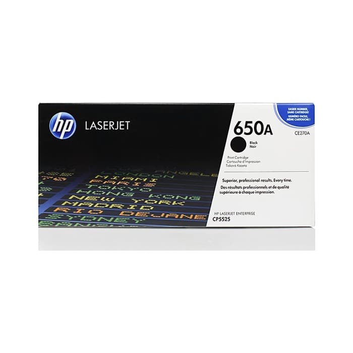 Toner HP CE270A Black / 650A, original