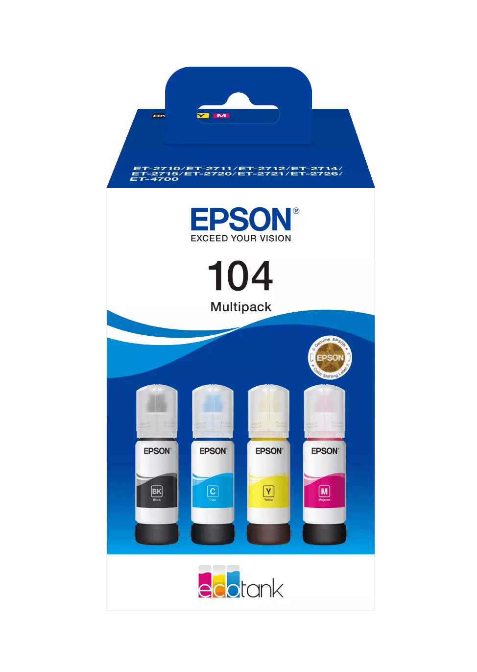 Komplet črnil Epson 104 (CMYK) / Original