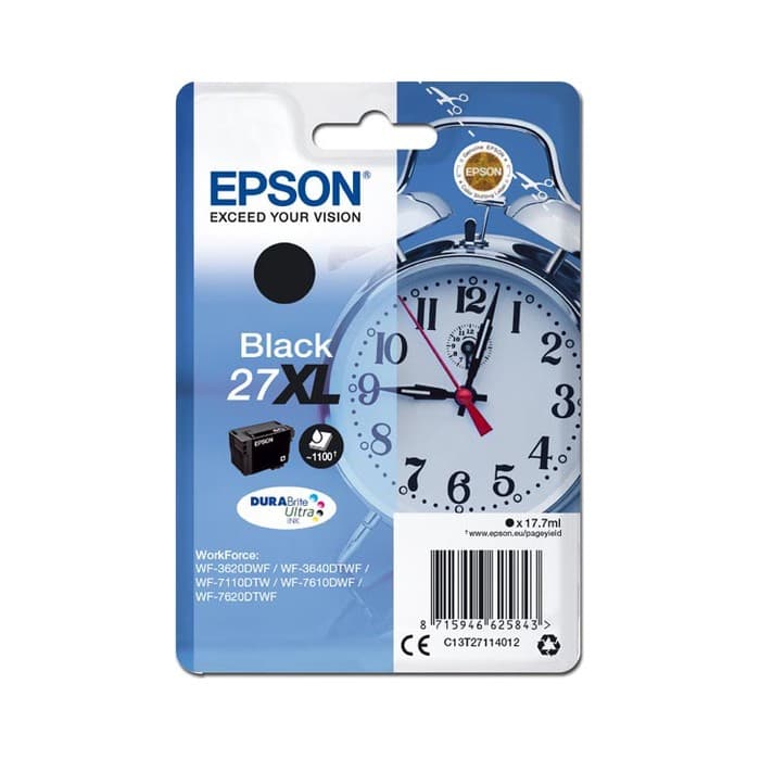 Kartuša Epson 27 XL Black / T2711 / Original