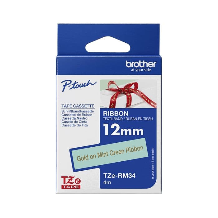 Trak Brother TZe-RM34 (12 mm, zlato na mint zelenem), original
