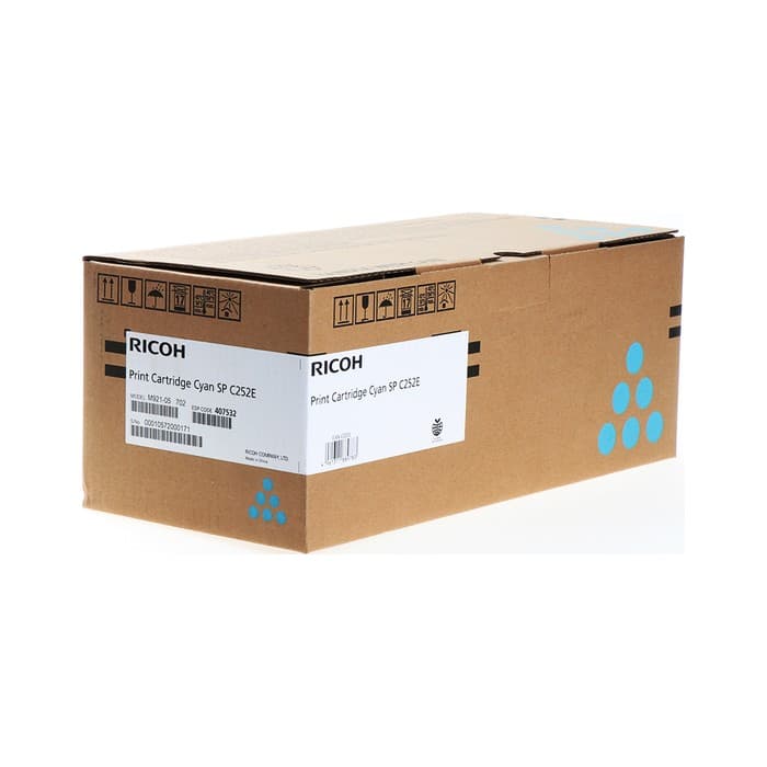Toner Ricoh 407532 / SP C252 Cyan / Original