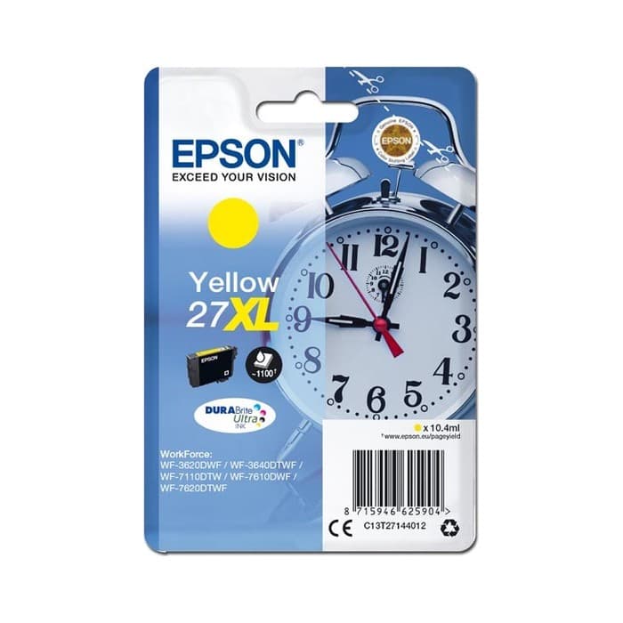 Kartuša Epson 27 XL Yellow / T2714 / Original