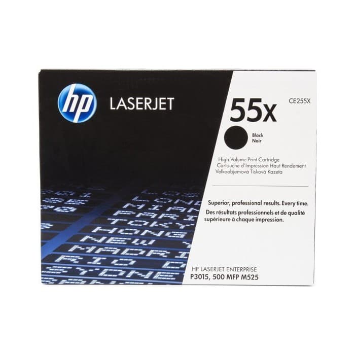 Toner HP CE255X 55X Black, original