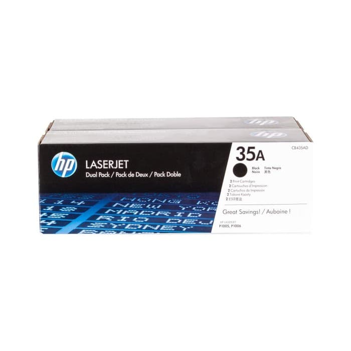 Toner HP CB435AD 35A Black / Dvojno pakiranje, original