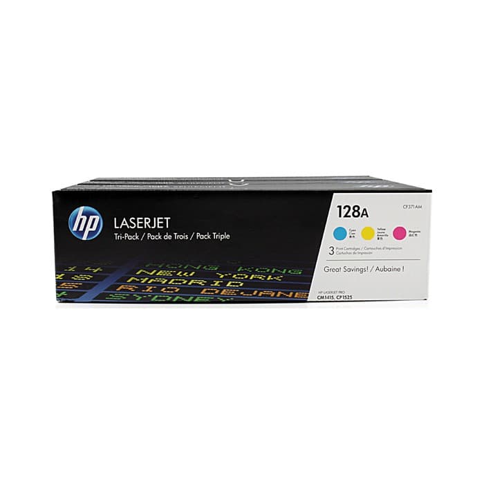 Komplet tonerjev HP CF371AM (C,M,Y) / 128A, original