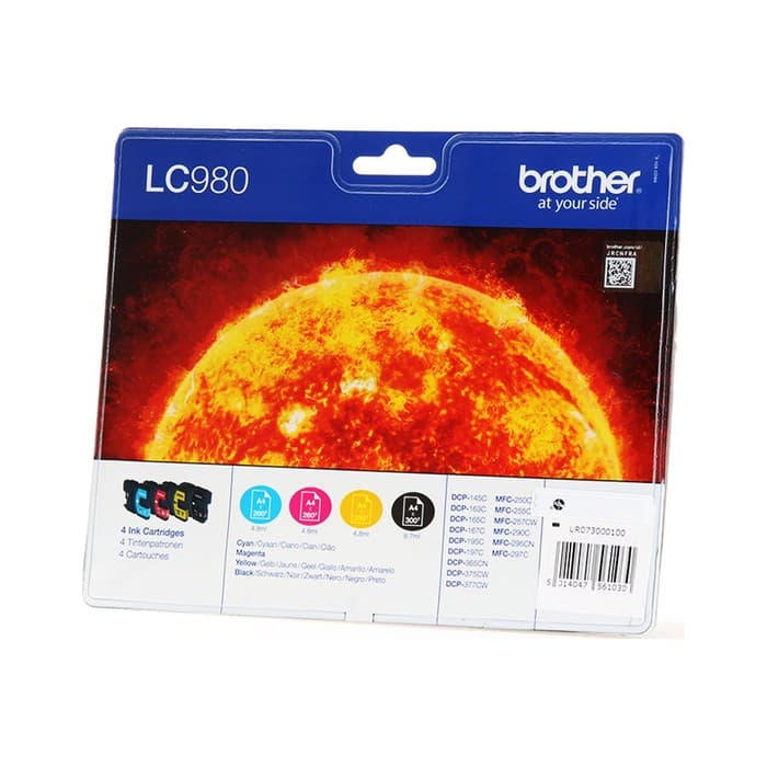 Komplet kartuš Brother LC980 (CMYK) / Original