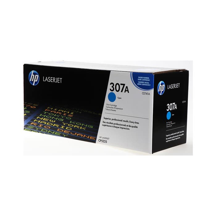 Toner HP CE741A 307A Cyan, original