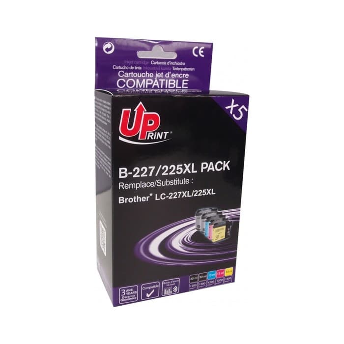 Komplet kartuš Brother LC227 XL in LC225 XL (CMYK)