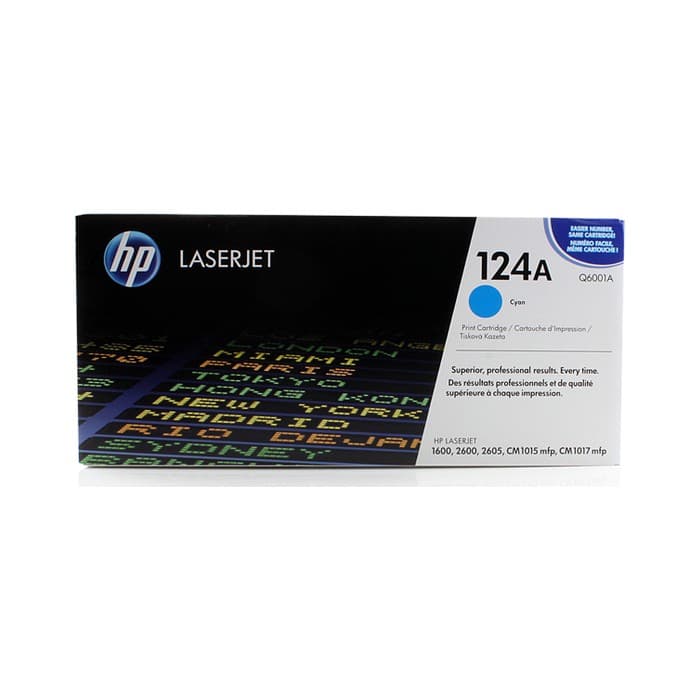 Toner HP Q6001A Cyan / 124A, original